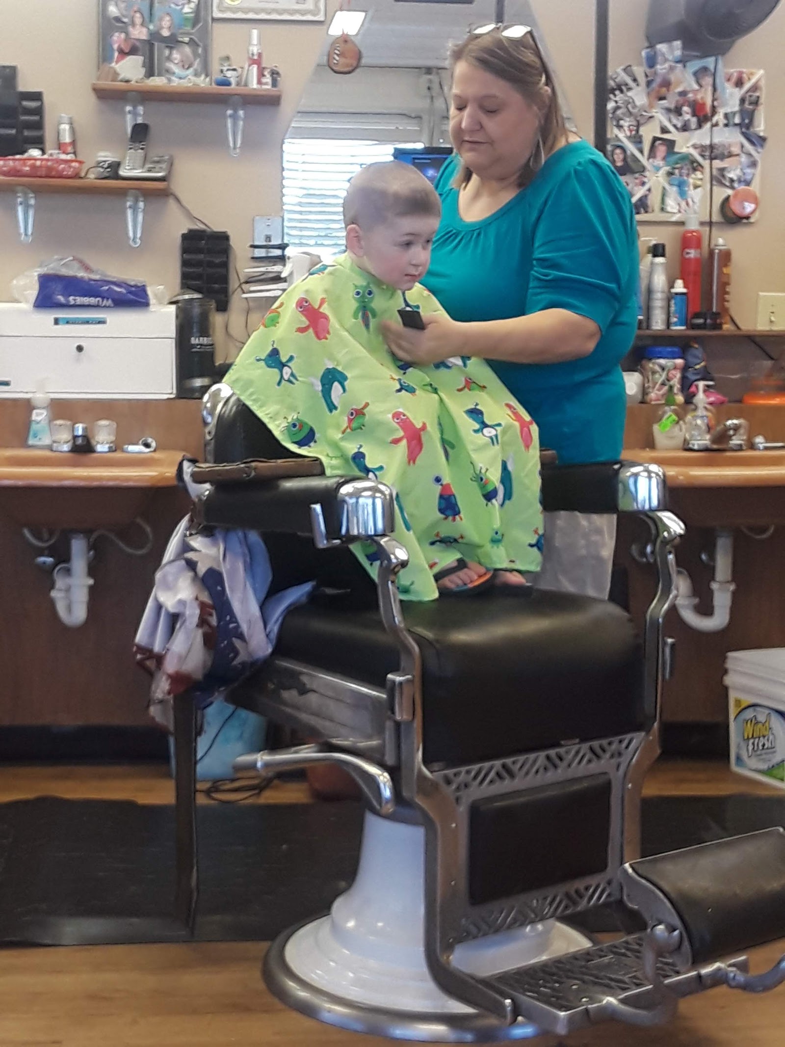 Inside Stage Road Barber Shop