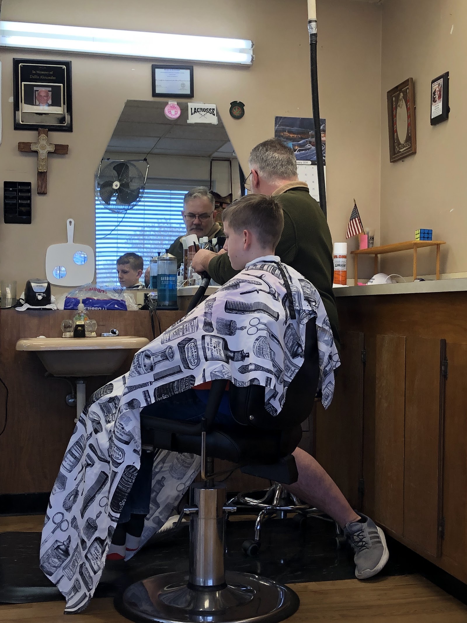 Barbershop interior